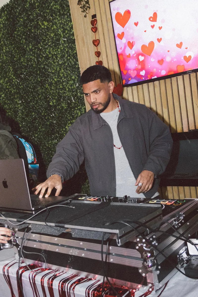 DJ Shadzy performing at a private party